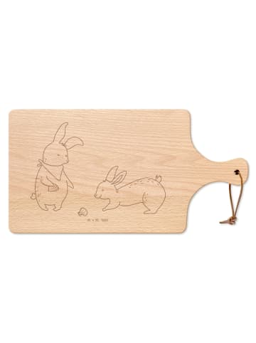 Mr. & Mrs. Panda Holzbrett Hasen Muschel ohne Spruch in Transparent