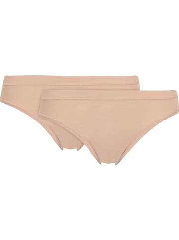 Con-ta Baumwolle, Feinripp Hüftslip 2er-Pack in haut