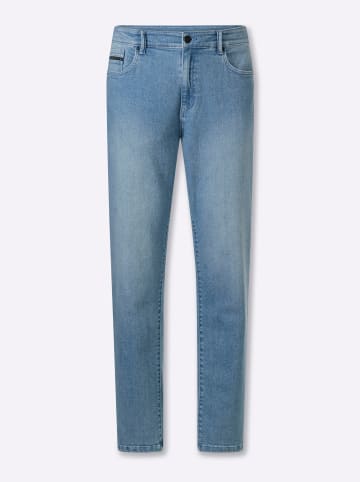 WITT WEIDEN 5-Pocket-Jeans in blue-bleached