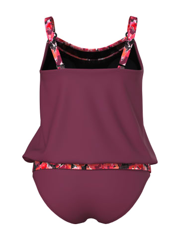 Ulla Popken Bikini in dunkel kirschrot
