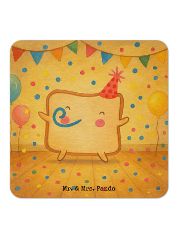 Mr. & Mrs. Panda Bierdeckel Toast Party Design ohne Spruch in Weiß