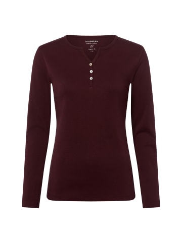 brookshire Langarmshirt in bordeaux