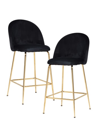 FineBuy Barstuhl "SV101407" in Schwarz