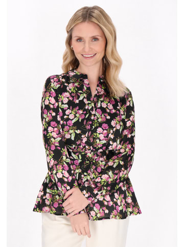 Usha Women Blouse in black multicolor