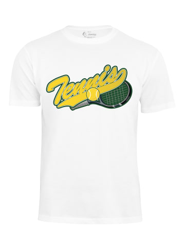 Cotton Prime® T-Shirt "Tennis" in Weiß