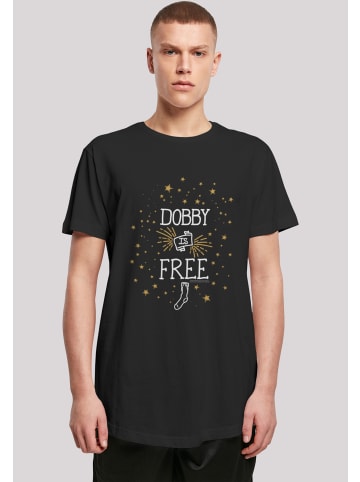 F4NT4STIC Long Cut T-Shirt Harry Potter Dobby Is Free in schwarz