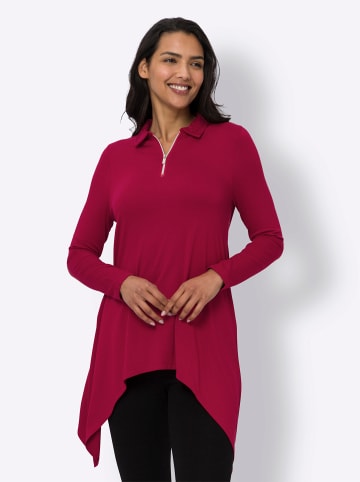 Sieh an! Longshirt in kirsche