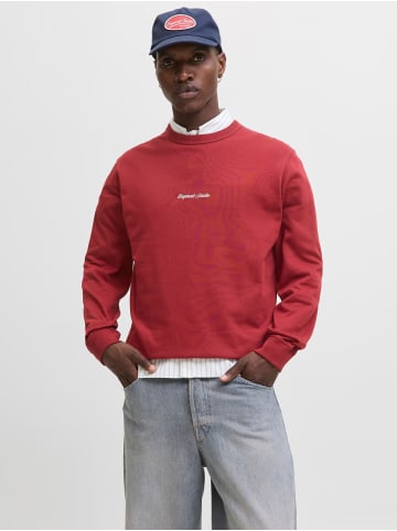 Jack & Jones Sweatshirt in Tibetan Red