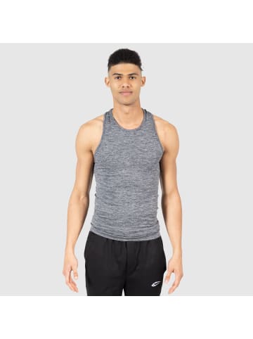 SMILODOX Tank Top Trevor in Anthrazit Melange