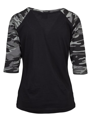Urban Classics Urban Classics Longsleeves in black/darkcamo