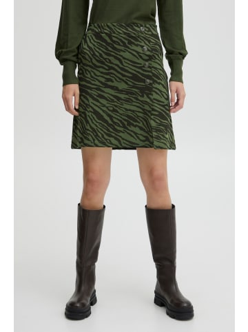 ICHI IHKATE ZEBRON SK Regular fit in Kombu Green