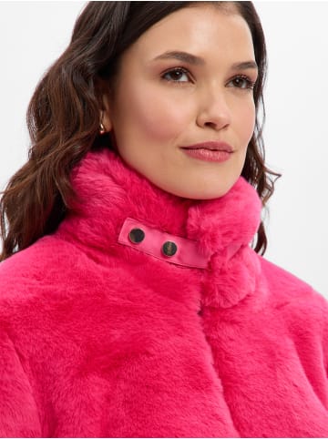 NÜMPH Teddyfelljacke NUWinda in pink - 0001