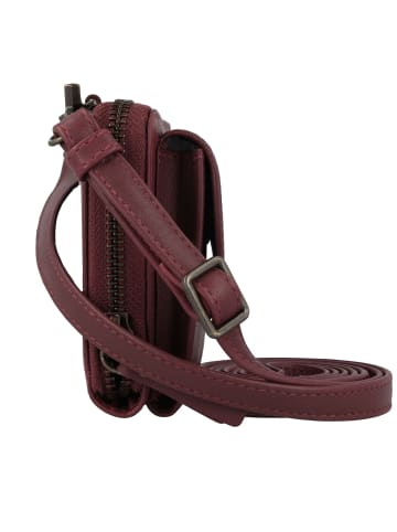 Esquire Peru Handytasche Leder 19 cm rot