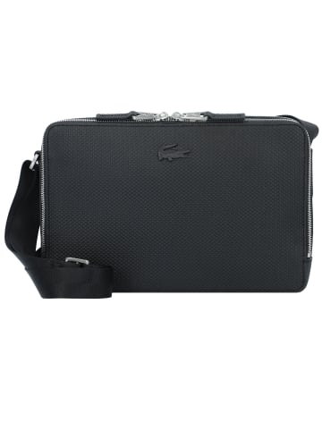 Lacoste Chantaco Umhängetasche Leder 26 cm black