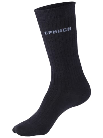 Copenhagen Studios Basicsocken in 2x marine