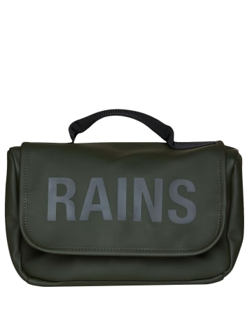 RAINS Texel - Kulturbeutel zum Aufhängen 27 cm (black) in grün