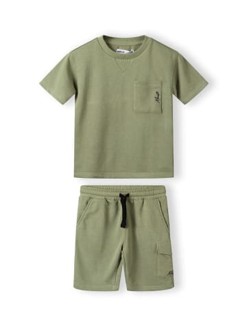 Minoti 2tlg. Set: T-Shirt & Shorts 17SET50B in hellgrün