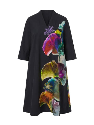 Ulla Popken Midikleid in schwarz