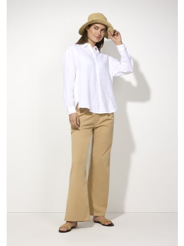 More & More Baumwollhose Wide Leg in cork beige