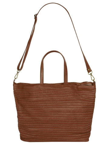 Samantha Look Shopper echt Leder in cognac