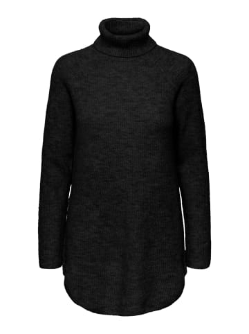Pieces Strickpullover in Black