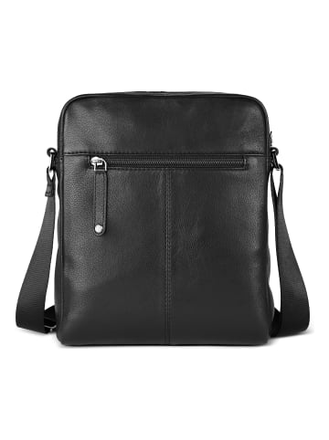 Bugatti Black Magic Umhängetasche Leder 22 cm schwarz