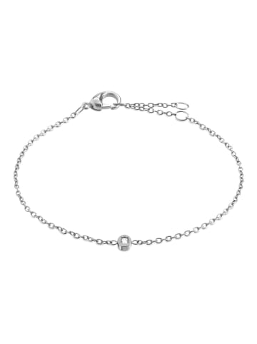 Boccia Damen Armband Titan mit Diamant Silber