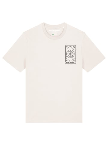 wat? Apparel T-Shirt Tarot The Wheel in Off White
