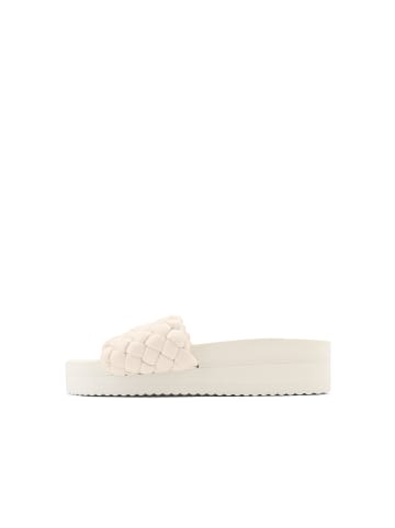 Flip Flop Slides "pool*hi weave" in PerlweiÃŸ