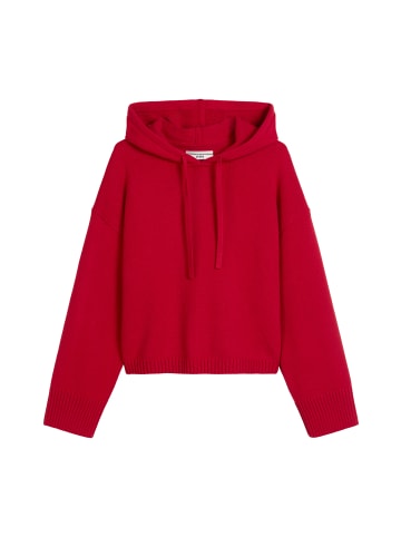 Marc O'Polo DENIM Strick-Hoodie relaxed in Red Mulberry
