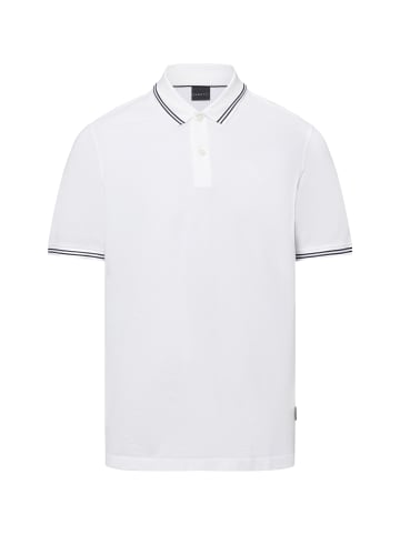 Bugatti Poloshirt in weiß schwarz