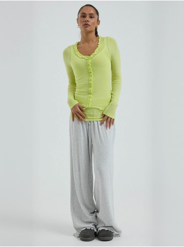 Seamless Basic Top Cotton in Neon Yellow