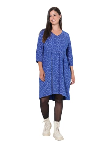 Ulla Popken Jerseykleid in kobaltblau