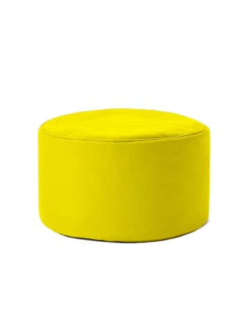 Lumaland Sitzsack-Hocker Pouf rund 50l gelb gelb