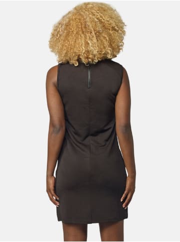 KOROSHI KLEID MIT STICKEREI AUF DER VORDERSEITE in schwarz