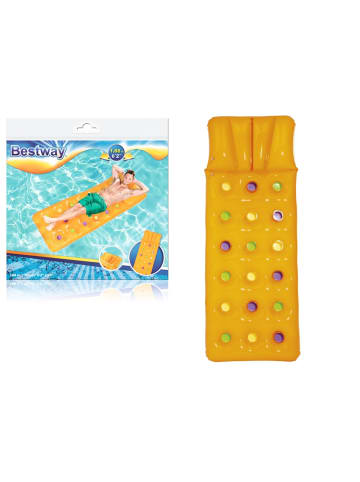 Bestway Luftmatratze zum Schwimmen Gelb 188 x 71 cm Bestway 43014