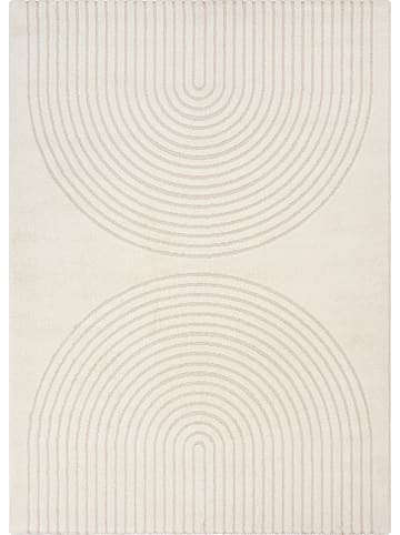 the carpet Kurzflorteppich Elisa in Creme