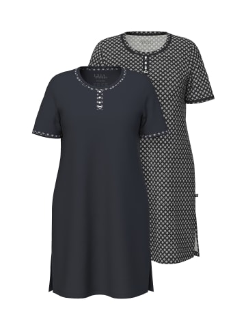 Ulla Popken Nachthemd in schwarz