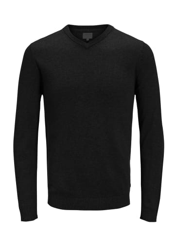 Jack & Jones Pullover BASIC KNIT in Schwarz