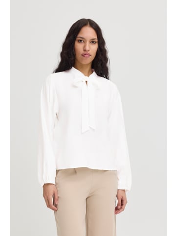 ICHI Langarm-Bluse IXWILMA Regular fit in Cloud Dancer