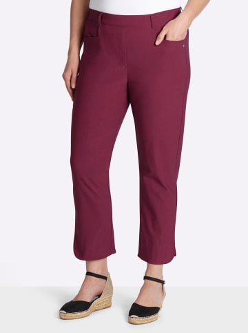 sheego 7/8-Hose in bordeaux
