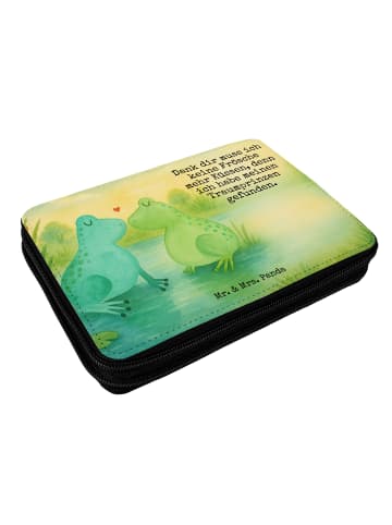 Mr. & Mrs. Panda Federmappe Frosch Liebe Design mit Spruch in Weiß