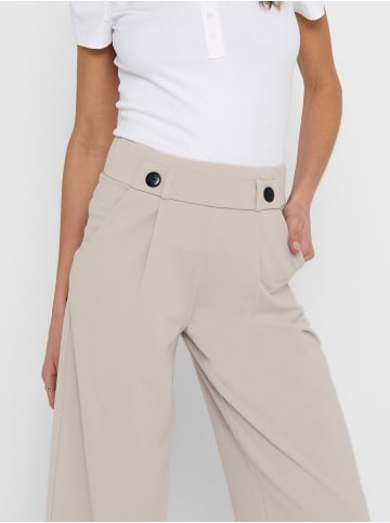 JACQUELINE de YONG Hose Wide Fit Ankle Pants Flare Culotte Cropped Pants in Grau