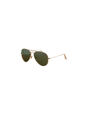 Ray Ban RB3025 L0205 Aviator Sonnenbrille Gold Grün
