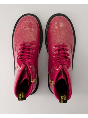 Dr. Martens Schnürstiefel in Pink