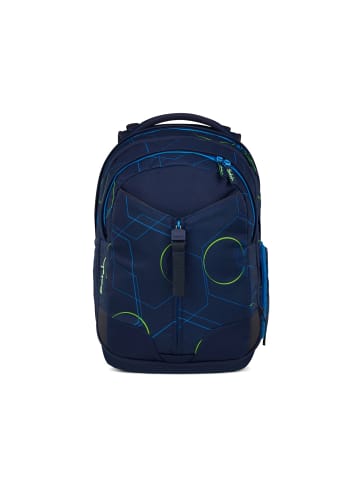 Satch Schulrucksack-Set MATCH "Blue Tech" 4-teilig in Blau