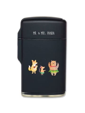 Mr. & Mrs. Panda sturmfeuerzeug Waldtiere Aloha ohne Spruch in Schwarz