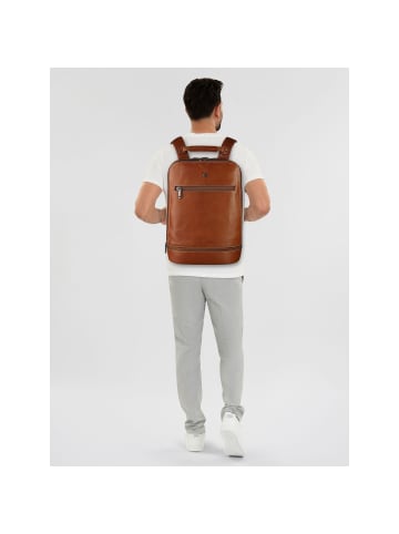 Jekyll & Hide Business-Rucksack Leder 42 cm Laptopfach in colt