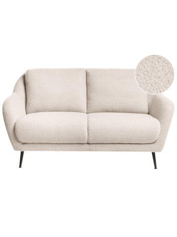 Beliani 2-Sitzer Sofa EIBY in Beige - (W) 130 x (H) 80 x (L) 90 cm
