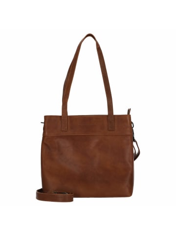 The Chesterfield Brand Nola - Shopper 30 cm (black) in cognac
